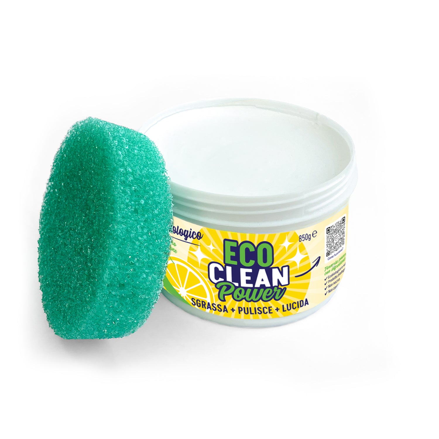 ECO CLEAN Power: pasta pulente, sapone detergente