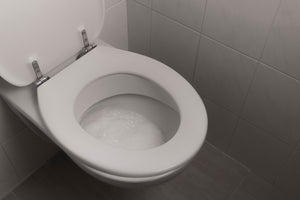 vater con schiuma dell'igienizzante wc